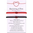 thumbnail image 1 of FUNING Bracelets for Couples Best Friends Valentines Day Anniversary Birthday Gifts for Her Him Soulmate Red String of Fate Relationships Bracelets for Boyfriend Girlfriend Wife, 1 of 7