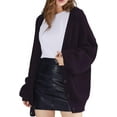 thumbnail image 1 of FUNING  Cardigan Sweaters for Women 100% acrylic fibers Button-Down Long Sleeve Oversized Knit Outerwear, 1 of 7