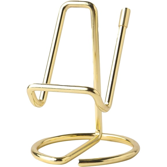 FUNING Cell Phone Stand, Business Card Holder, Mobile Phone Holder – Metal Wire Cellphone Cradle Dock, Compatible with iPhone/Android Phones/iPad Mini/Kindle