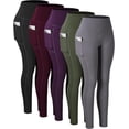 thumbnail image 1 of FUNING Leggings with Pockets for Women, High Waisted Tummy Control Workout Yoga Pants, 1 of 6
