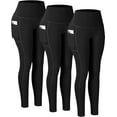 thumbnail image 1 of FUNING Leggings with Pockets for Women, High Waisted Tummy Control Workout Yoga Pants, 1 of 6