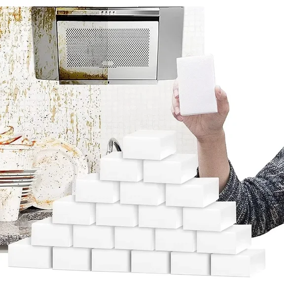 FUNING Sponge Eraser Cleaning Melamine Multi-functional Foam Cleaner(20PCS)