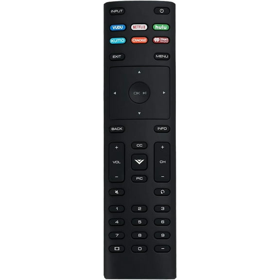 FUNING VIZIO XRT136 Remote Control Replacement for All Vizio Smart TV Include D-Series E-Series M-Series P/PX-Series V-Series D32FF1 D43F-F1 E55U-D0 E55UD2 E55-D0 E55E1 M65-D0 M65E0 P65-E1 P75C1 P75E1