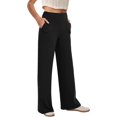 thumbnail image 1 of FUNING Wide Leg Pants Woman High Waist Yoga Pants with Pockets Loose Stretch Dress Work Sweatpants Casual Lounge, 1 of 6
