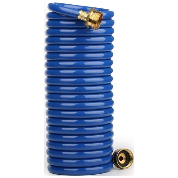 FUNJEE Coil 0.50 in x 20 ft Heavy Duty Garden Hose