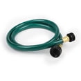 thumbnail image 1 of FUNJEE Flexible Heavy-Duty Outdoor Garden Hose with GHT Gonnector, PVC Green, 0.5 in x 3 ft, 1 of 9