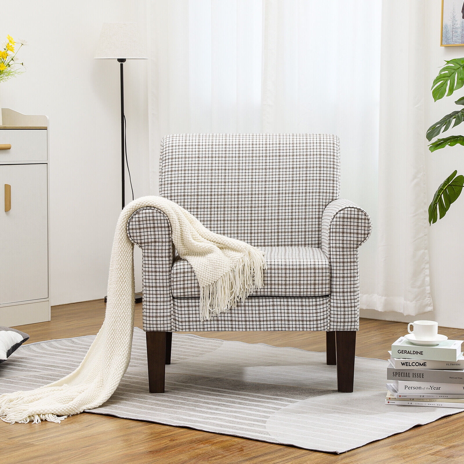 Buffalo plaid chair walmart hotsell