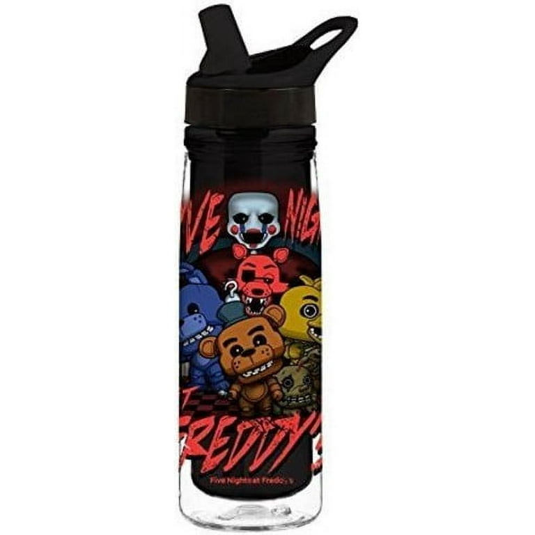 Five Nights At Freddy's Acrylic Water Bottle - Five Nights