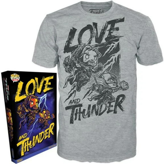 FUNKO BOXED TEE: Marvel- Thor: Love and Thunder - M  [APPAREL] M Shirt, Vinyl Figure