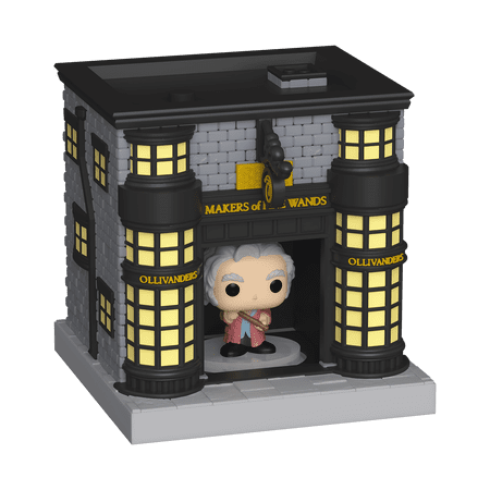 Funko Bitty POP! Town: Harry Potter - Olivander's Wand Shop and Garrick Olivander Collectible Vinyl Mini Figure