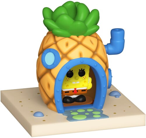 FUNKO Bitty POP! Town: SpongeBob SquarePants- SpongeBob at Home, Funko, Gifts