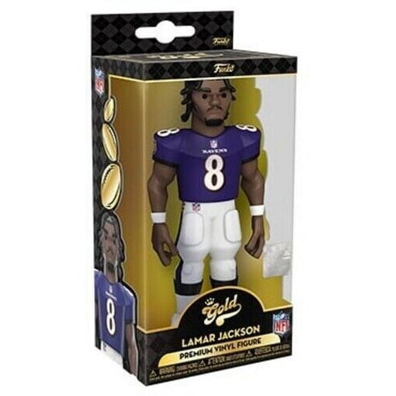 FUNKO GOLD 5 NFL: Ravens- Lamar Jackson (Home Uniform)