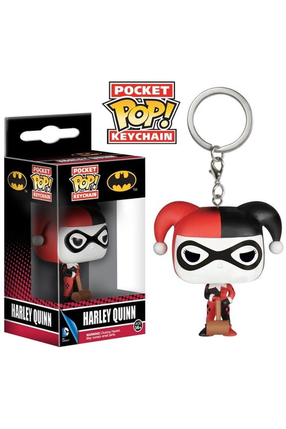POCKET POP! KEYCHAIN: DC COMICS - HARLEY QUINN