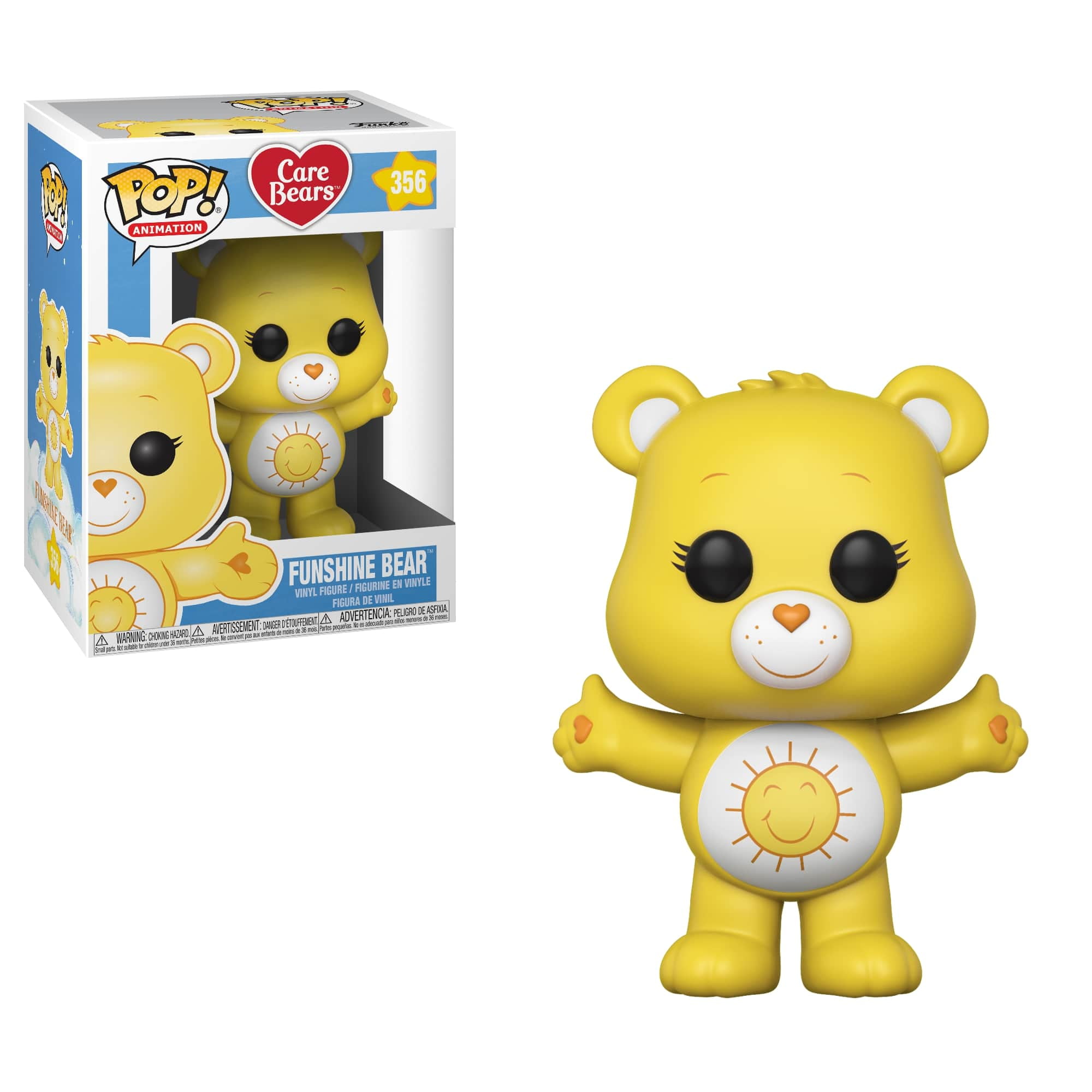 FUNKO POP! ANIMATION: Care Bears - Funshine Bear - Walmart.com