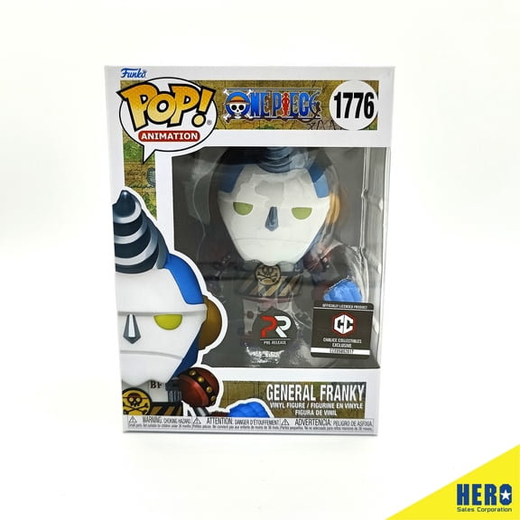 FUNKO POP! ANIMATION ONE PIECE GENERAL FRANKY #1776 CHALICE COLLECTIBLES EXCLUSIVE PRE-RELEASE