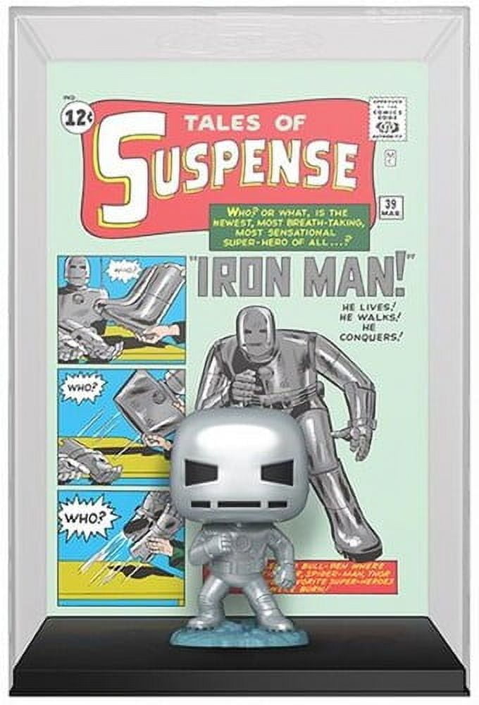Funko Pop! Comic Covers: Iron Man Vinyl Bobblehead - Collector's Case With Comic Art Backdrop