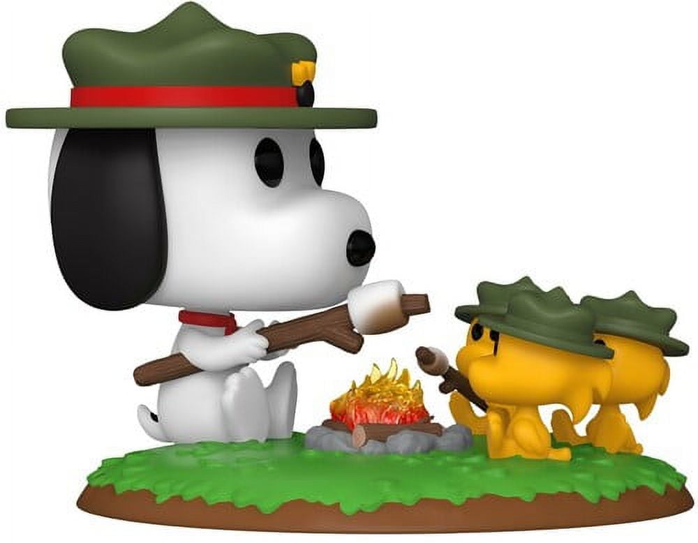 Snoopy and Beagle Scouts Vinyl Figure Set with Campfire