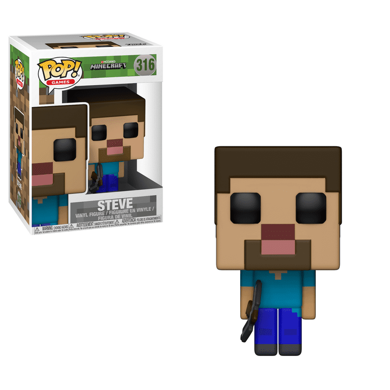 ゲームキャラクター Funko Minecraft Steve in Enchanted Armo Funko Minecraft POP Games Steve in Enchanted Armor Exclusive
