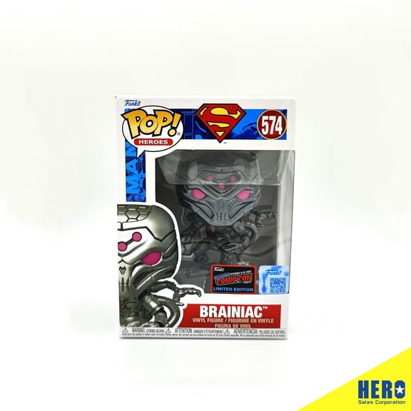 FUNKO POP! HEROES BRAINIAC #574 NEW YORK COMIC CON 2025 LIMITED EDITION