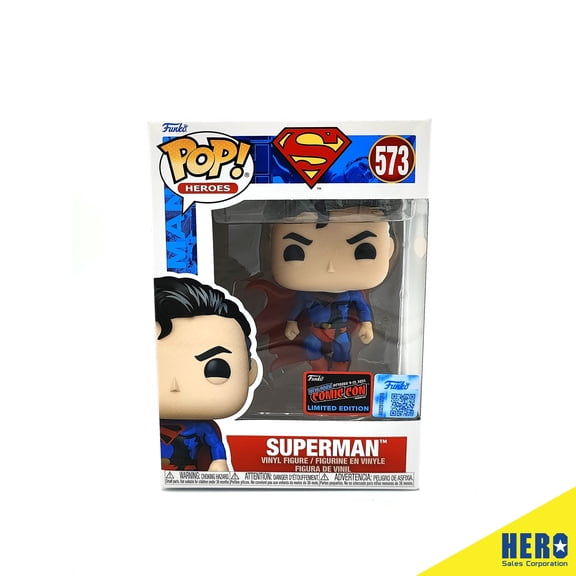 FUNKO POP! HEROES SUPERMAN #573 NEW YORK COMIC CON 2025 LIMITED EDITION