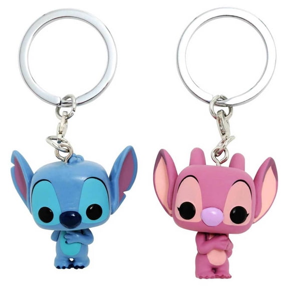 FUNKO POP! KEYCHAIN: Lilo & Stitch - Stitch & Angel 2PK
