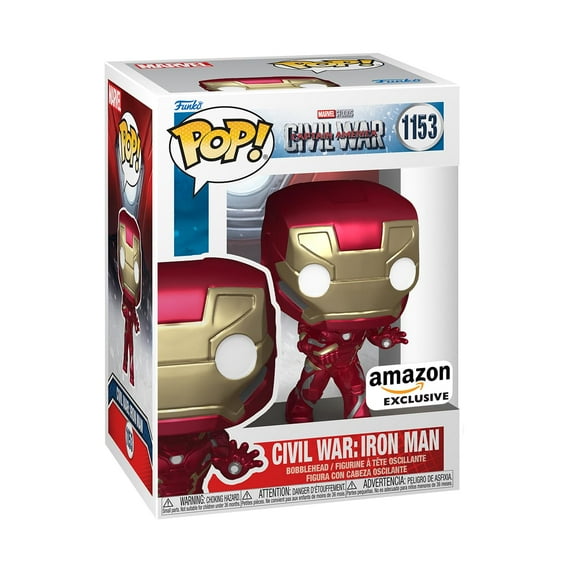 FUNKO POP! MARVEL: Captain America: Civil War - Iron Man (LATAM Exclusive Version)