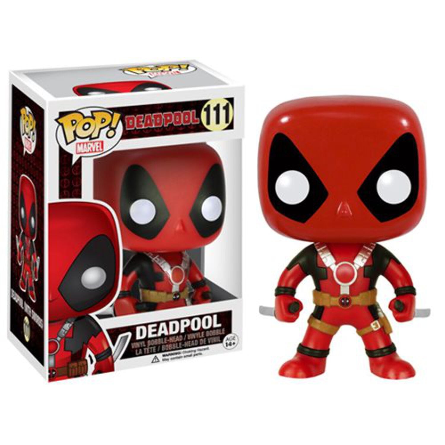 ★FUNKO POP❤️二刀流❤️デッドプール１１１★マーベル箱付きフィギュア FUNKO-POP-MARVEL-Deadpool-Two-