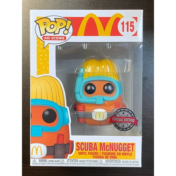 FUNKO POP MCDONALDS SCUBA MCNUGGET *IN HAND* MCDONALDS EXCLUSIVE #115