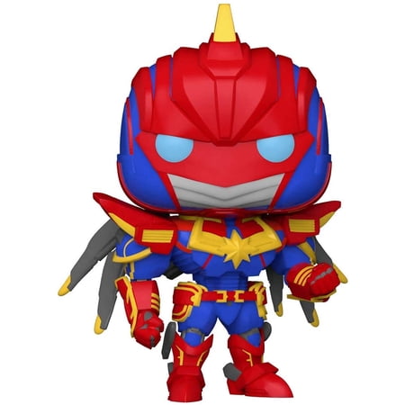FUNKO POP! Marvel: Marvel Mech - Captain Marvel Vinyl Bobblehead - Multicolor
