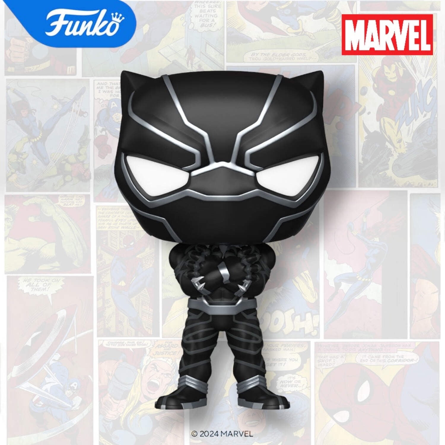 FUNKO POP! Marvel: Marvel New Classics - Black Panther, Funko, Gifts