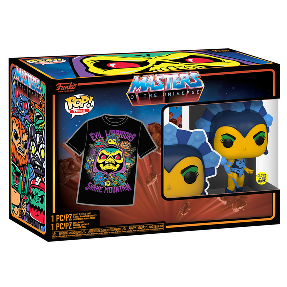 FUNKO POP! Masters Of The Universe Evil Lyn Figure & T-Shirt SIZE 2XL TEE