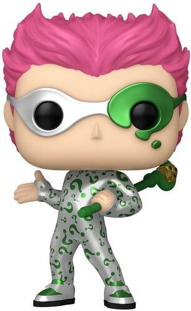 Figura Funko Pop! The Riddler Metálico - Batman Forever 1995, Vinilo Coleccionable De 9.5 Cm, Merchandising Oficial