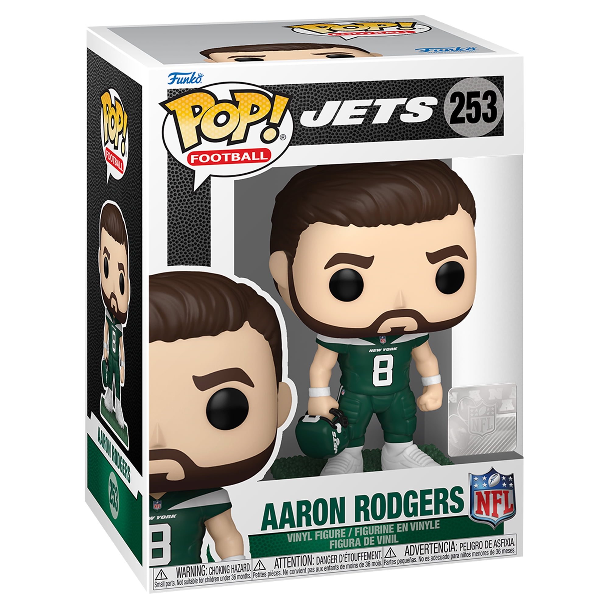 Aaron Rodgers New York Jets #253 Funko Pop! Vinyl Figure