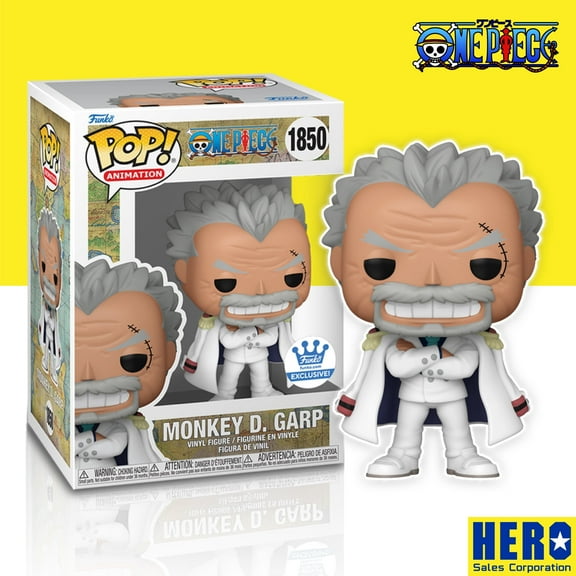 FUNKO POP ONE PIECE MONKEY D. GARP #1850 FUNKO EXCLUSIVE W/ PROTECTOR