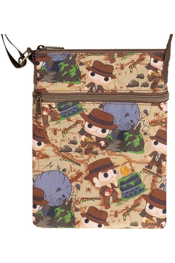 POP! PASSPORT CROSSBODY: INDIANA JONES - RAIDERS AOP  [APPAREL] Backpack
