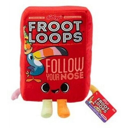 FUNKO POP! PLUSH: Kelloggs- Froot Loops Cereal Box [New Toy]