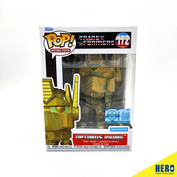 FUNKO POP! RETRO TOYS TRANSFORMERS OPTIMUS PRIME #172 LIMITED EDITION 9500 PCS