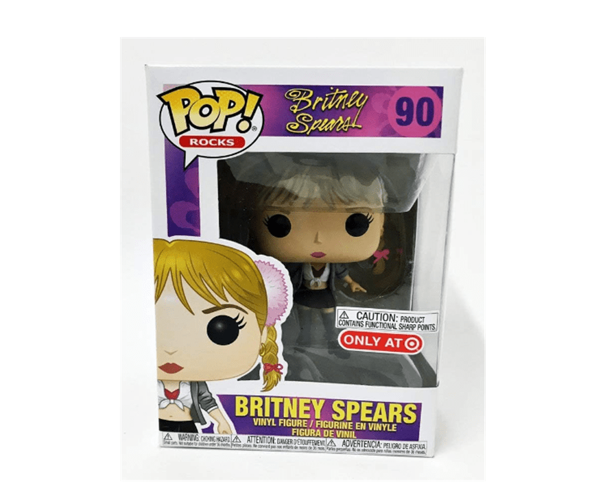 超希少　funko pop ブリトニー・スピアーズ　Walmart限定 Funko POP! Rocks Britney Spears Vinyl Figure [Metallic