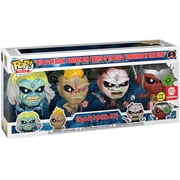 Funko POP! ROCKS: Iron Maiden - Eddie 4PK Glow in the Dark Box Set (AE Exclusive)