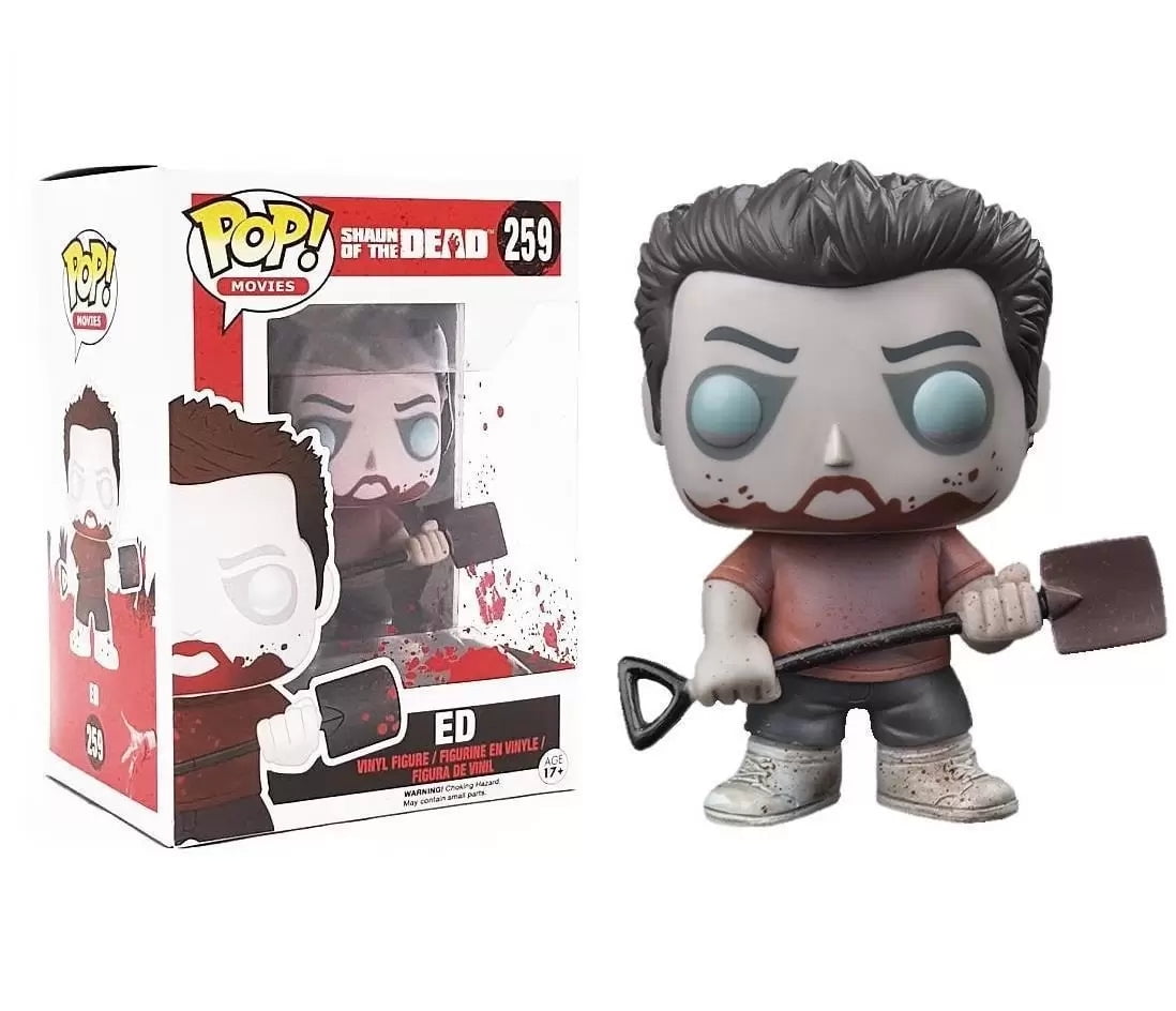 激レアFUNKO POP! ショーンオブザデッド　ショーン　バッド　血飛沫限定 FUNKO POP SHAUN OF THE DEAD ZOMBIE BLOOD SPLATTERED ED #259