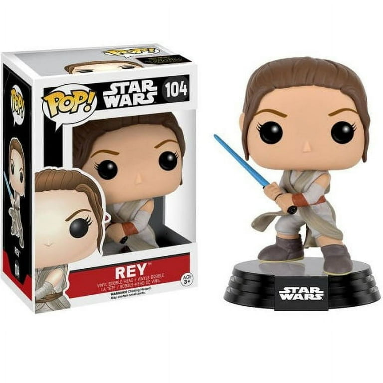 FUNKO POP! STAR WARS: EP7 - REY (W/ LIGHTSABER) - Walmart.com