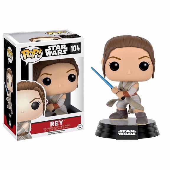FUNKO POP! STAR WARS: EP7 - REY (W/ LIGHTSABER)