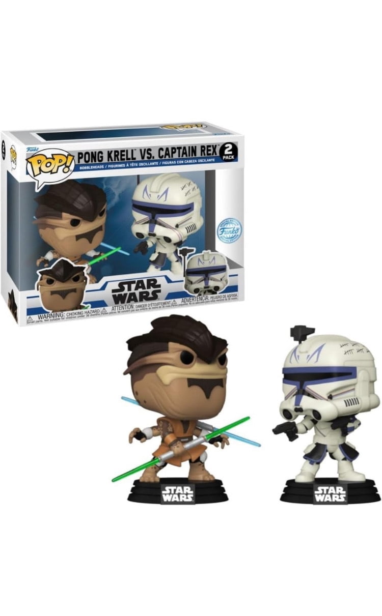 超特価！！ Funko スターウォーズ ポンクレル vs キャプテンレックス FUNKO POP! STAR WARS PONG KRELL VS CAPTAIN REX - Walmart.com