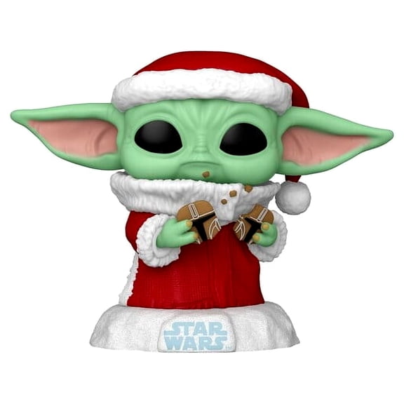 Funko POP! Star Wars: Mando Holiday - Grogu