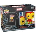 thumbnail image 1 of FUNKO POP! & TEE: Marvel - Holiday Iron Man(GW) - M, 1 of 3