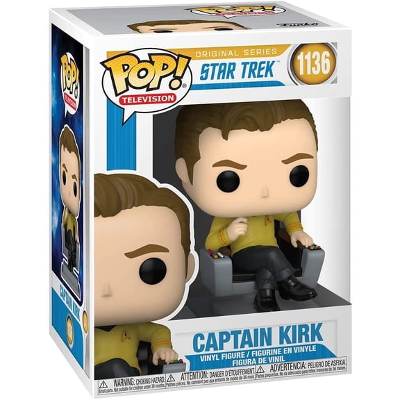 Pop Television Star Trek The Original Series 3.75 Inch Action Figure - Captain Kirk #1136