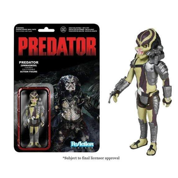 Predator 3.75" ReAction Figure - Predator (Unmasked) by Super7 and Funko