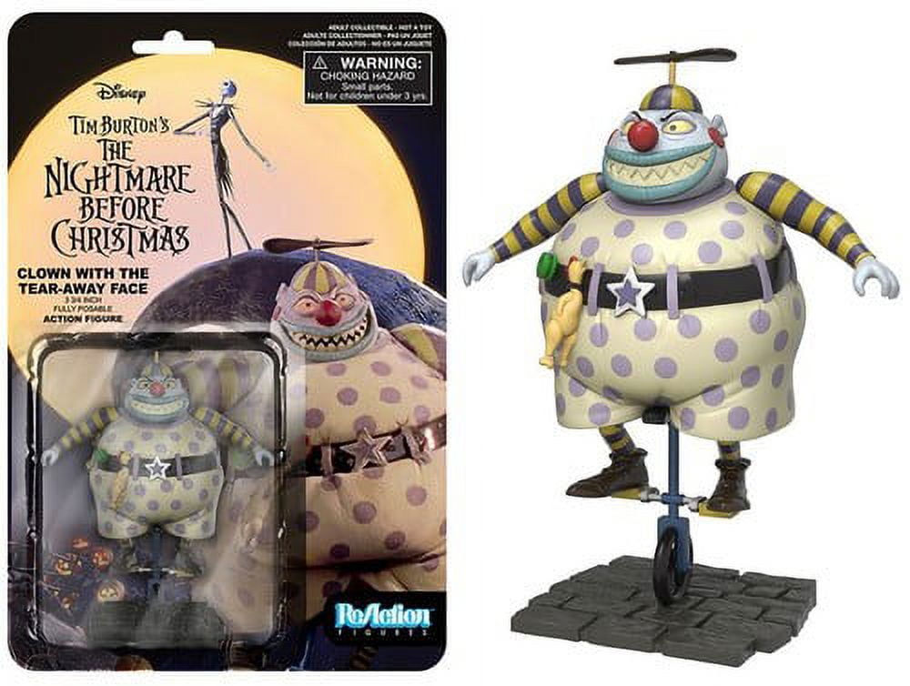 FUNKO REACTION: NIGHTMARE BEFORE CHRISTMAS - CLOWN TEARAWAY FA