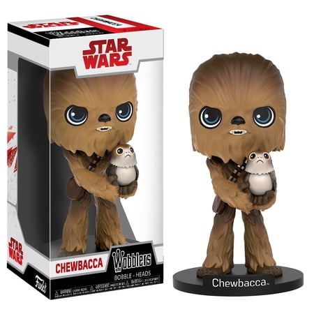 Funko Wobbler: Star Wars: The Last Jedi - Chewbacca and Porg