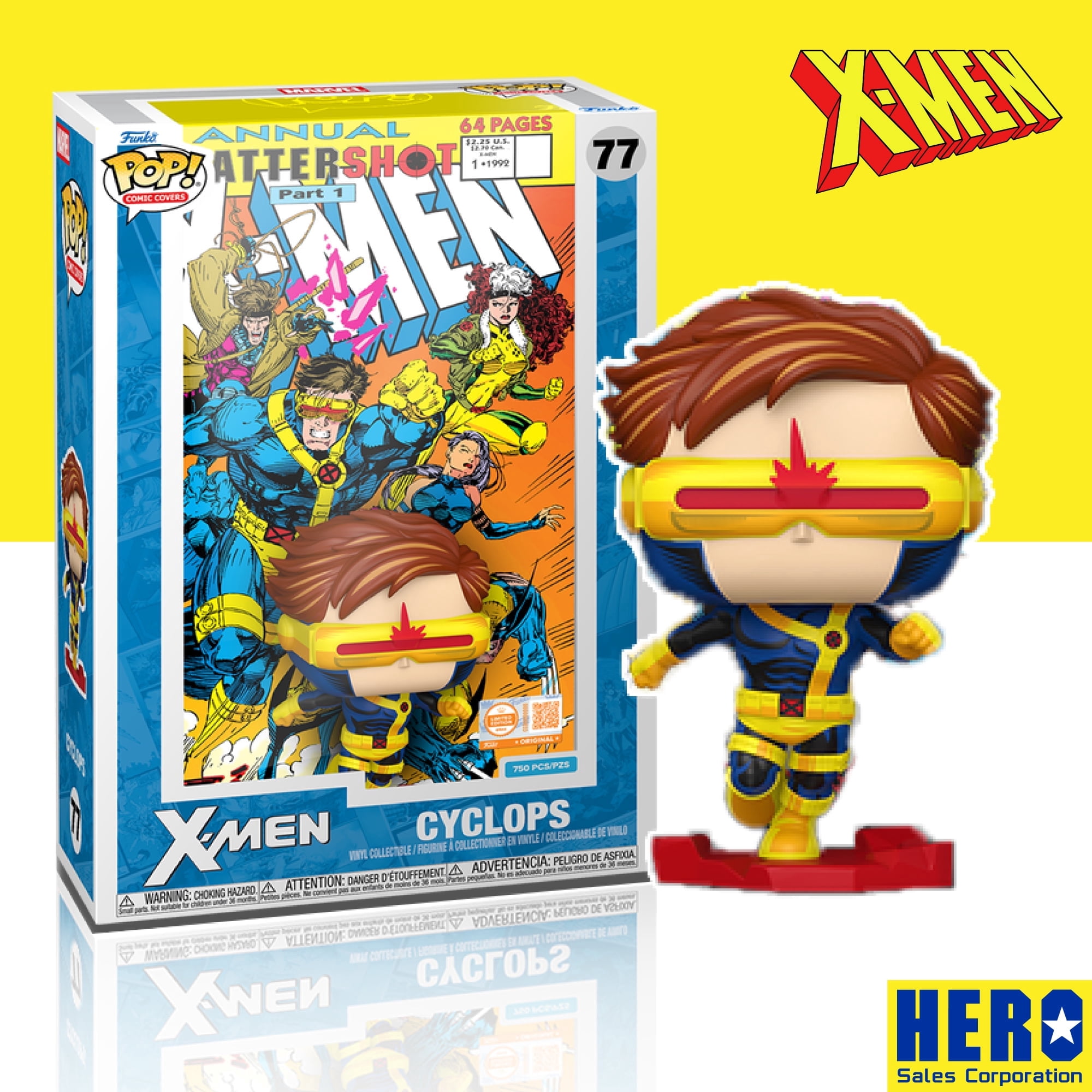 FUNKO X-MEN COMIC COVER CYCLOPS #77 GRAIL LE 750 PIECES